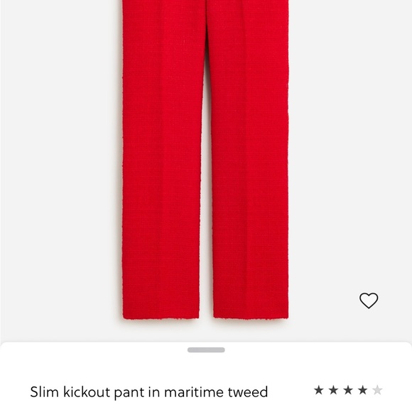 J. Crew Vibrant Red Pantsuit - Picture 9 of 9